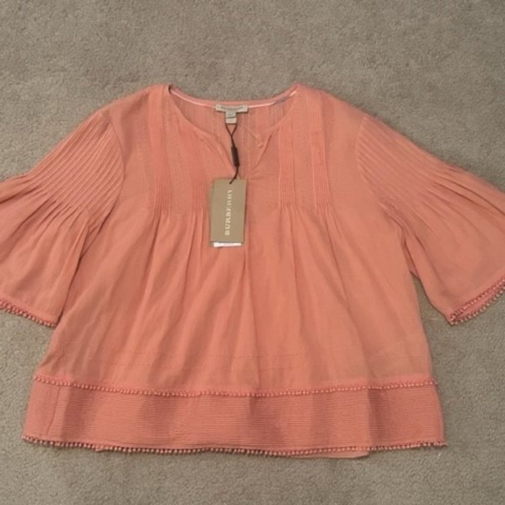 Coral Pink Burberry Tunic (M)